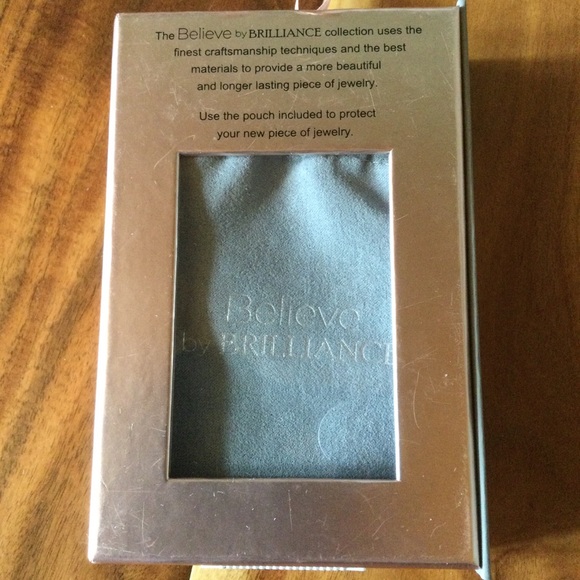 ✔️ NWT Believe by Brilliance 14k Gold Plated Simulated Pearl Earrings - Picture 3 of 3